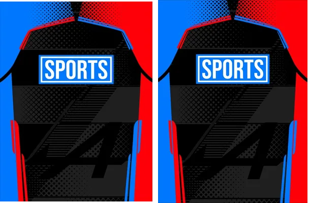 Sports Black Pointillizer Lines