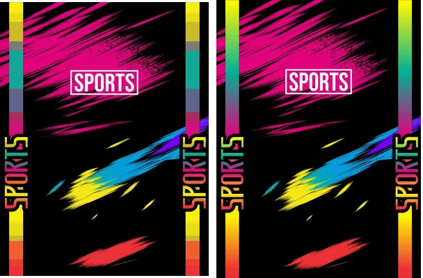 Sports Colours Degrades Black
