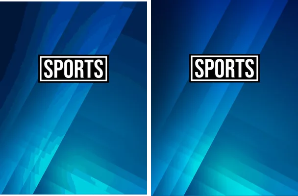 Sports Degrade Concept