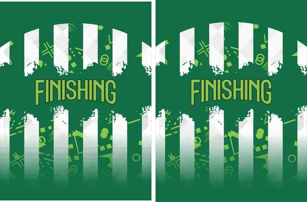Sports Finishing Green Grunge