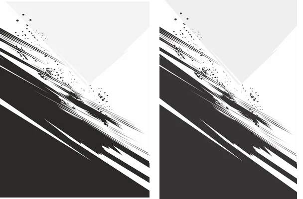 Sports Grunge Black and White