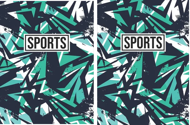 Sports Grunge Geometric