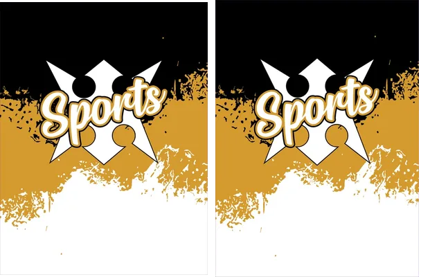Sports Grunge Gold