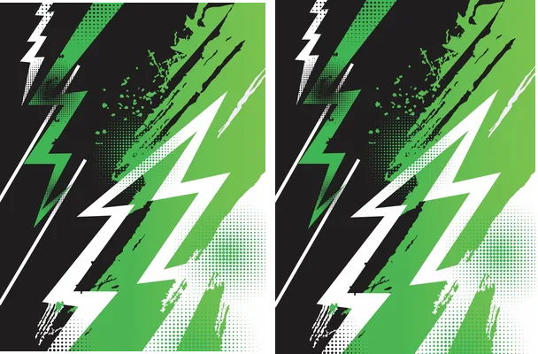 Sports Grunge Green Rayo
