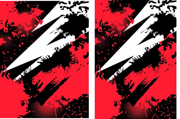 Sports Grunge Red Black Q 1