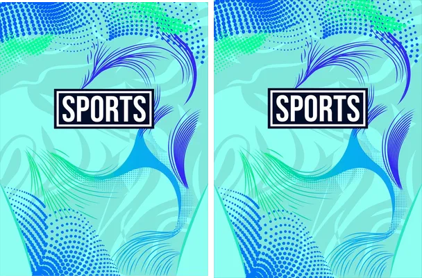 Sports Halftone Grunge Q 1