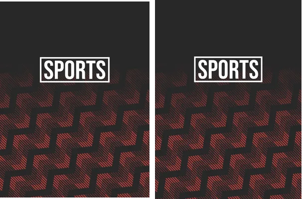 Sports Pattern Black Lineal
