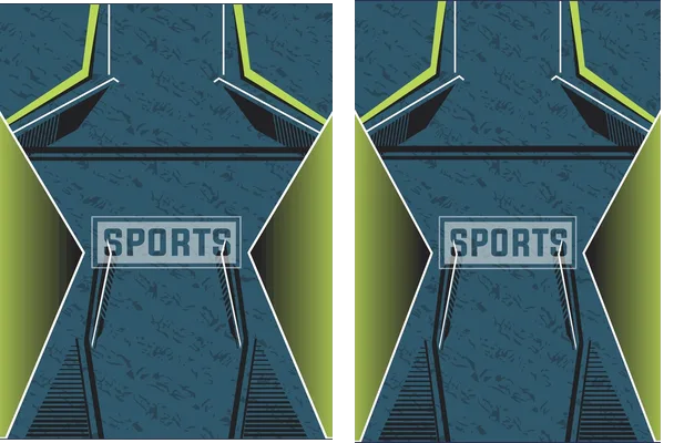 Sports Pattern Blue y Yellow