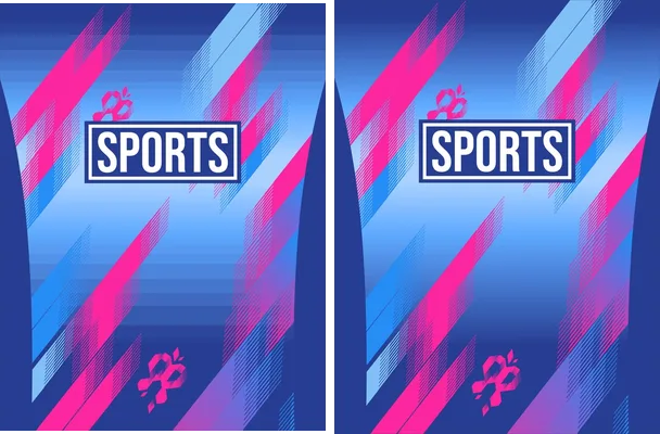 Sports Pattern Degrade Lines