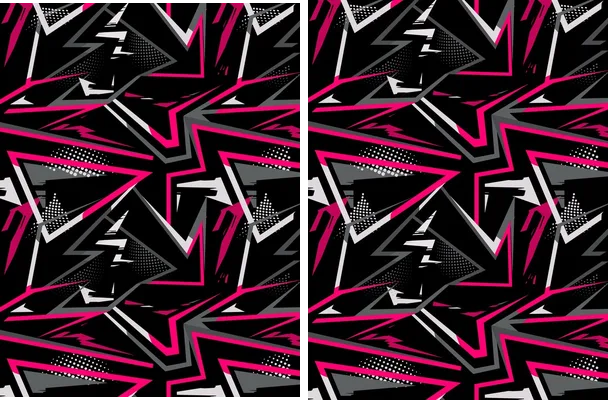 Sports Pattern Geometric Black