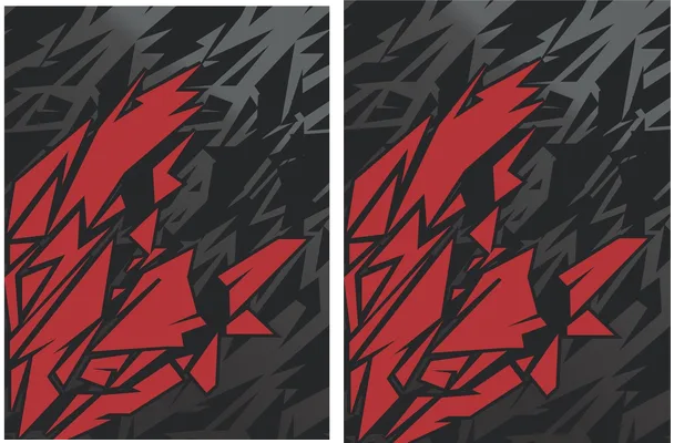 Sports Pattern Geometrico Red