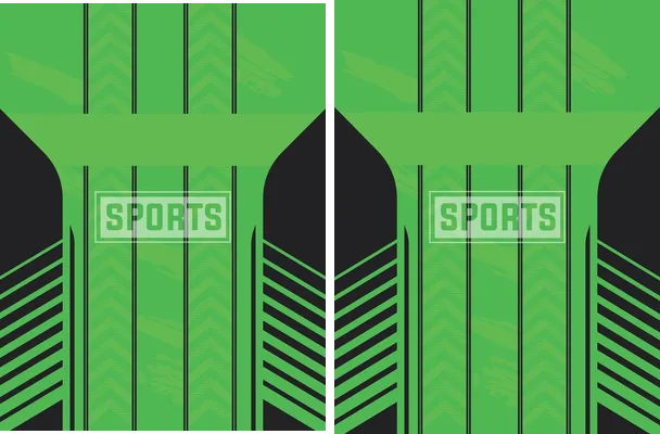 Sports Pattern Green y Blue