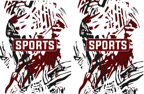 Sports Pattern Irregular Strokes