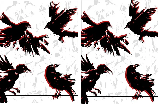 Sports Pattern Raven Grunge