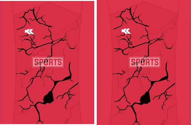 Sports Pattern fissures