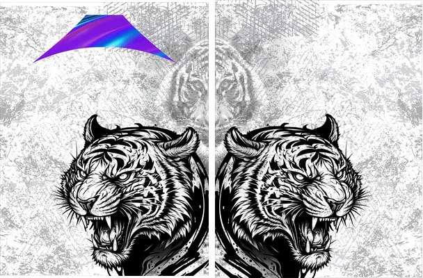 TIGRE TEXTURA MANCHAS 2023