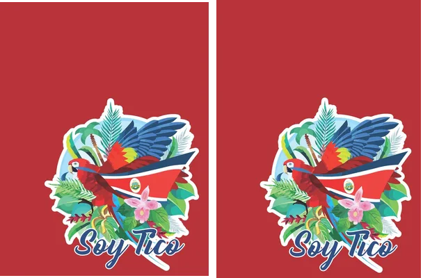 TROPICAL DESIGN RED