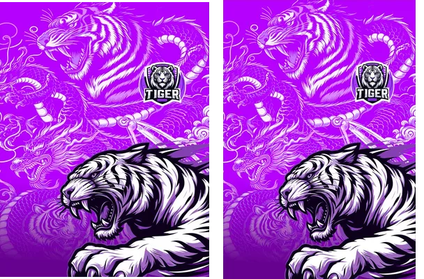 Team Tiger morado y black
