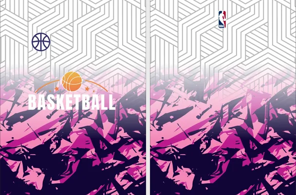 Textura NBA Grunge Morado