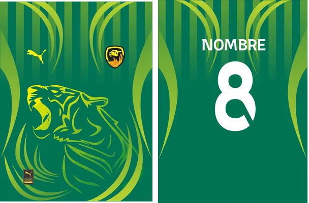 Textura Puma Degradado Verde Q 1