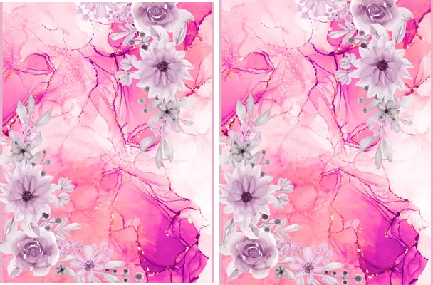 Texture Floral Marmoleado