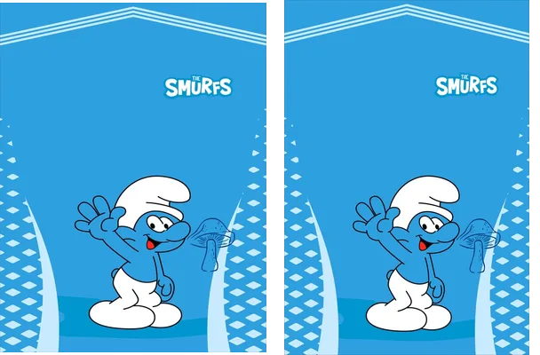 The Smurfs Design Blue