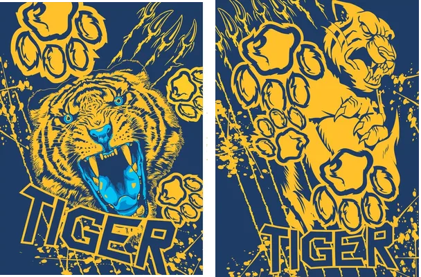 Tiger Interclasse Grunge Amarillo
