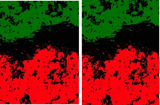 Trama Grunge Verde y Rojo