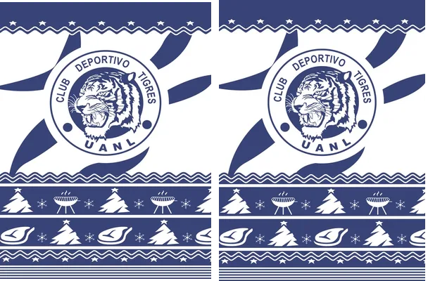 UANL TIGRES NAVIDAD RETRO