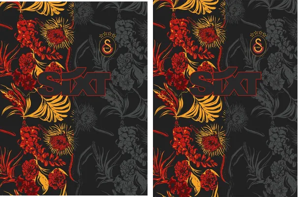 Vector Galatasaray Floral Concept