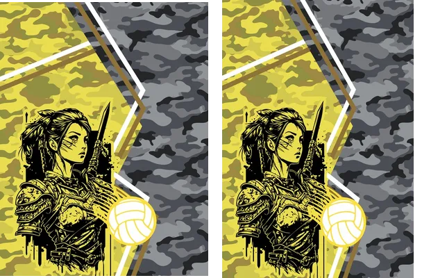 Volleyball Military Design