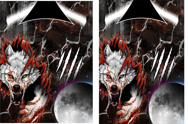 WOLF LUNA LLENA