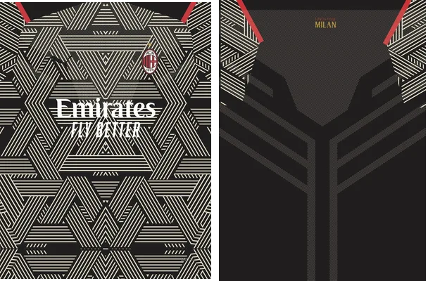 ac milan black