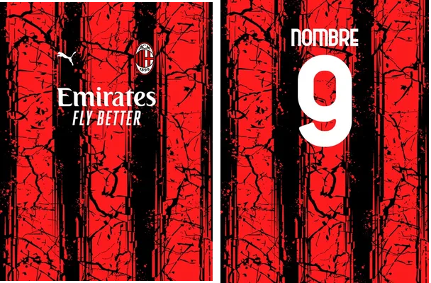 ac milan red grunge pro