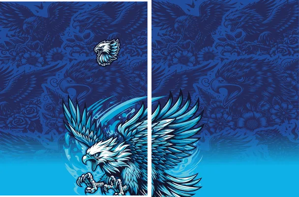 aguila blue design