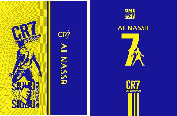 al nassr cr7 design jersey