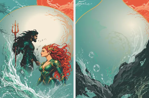 aquaman y mera