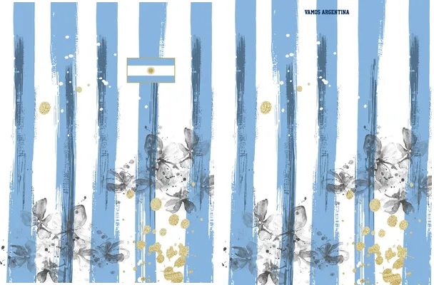 argentina art blue concept
