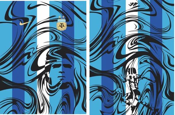 argentina concept maradona