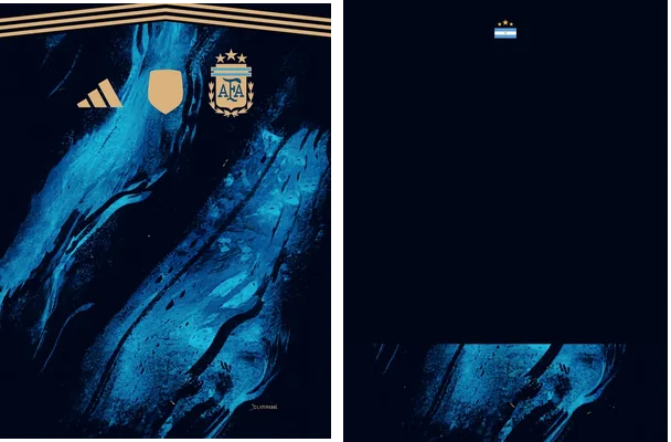 argentina cosmic brush blue