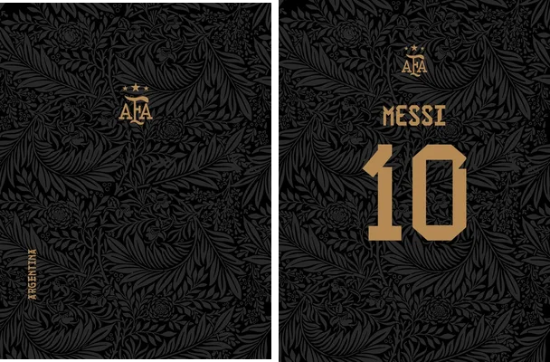 argentina floral black