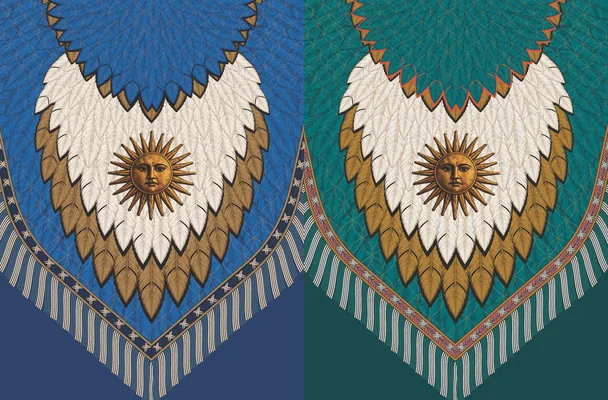 argentina poncho design