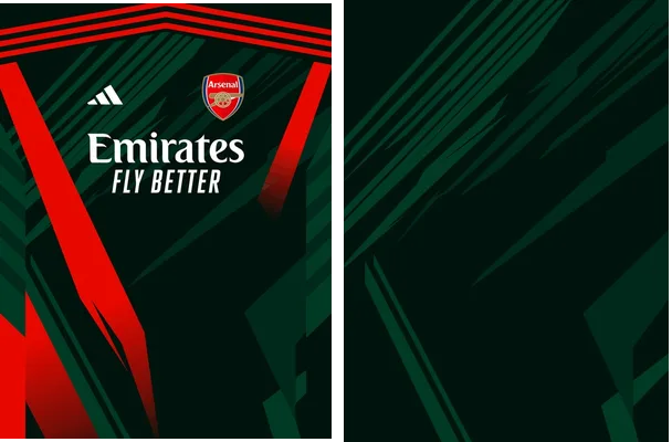 arsenal dark green geo