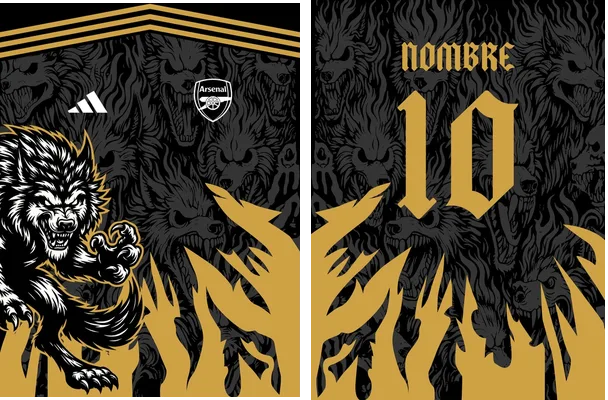 arsenal gold wolf concept
