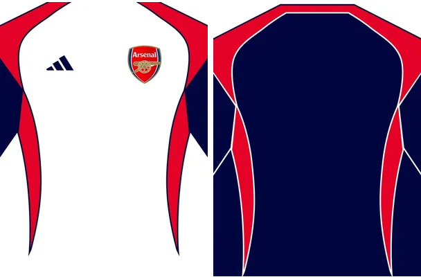 arsenal red blue concept