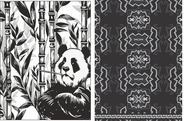 bamboo panda design