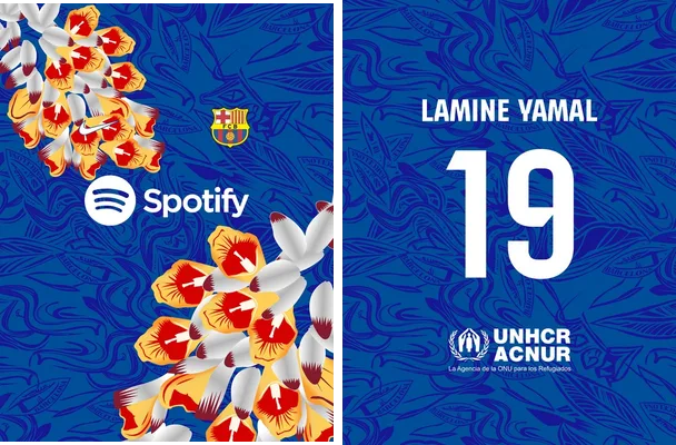 barcelona 2024 25 flowers concept