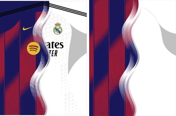 barcelona fc real madrid design