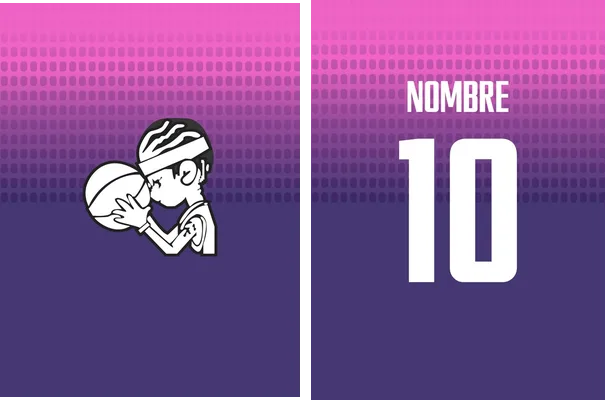 basketball degrade morado