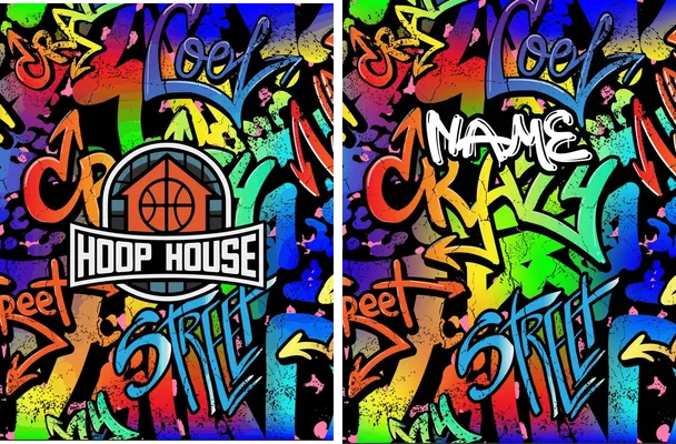 basketball design graffiti
